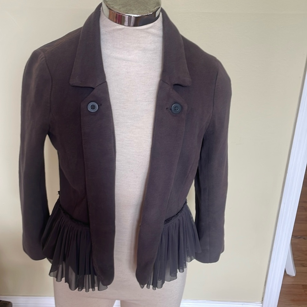 Beautiful Novelty Jacket knit with floral lining